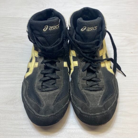 ASICS Matflex Wrestling Shoes Men\'s Size 11.5 Black Lace Up Walking Running